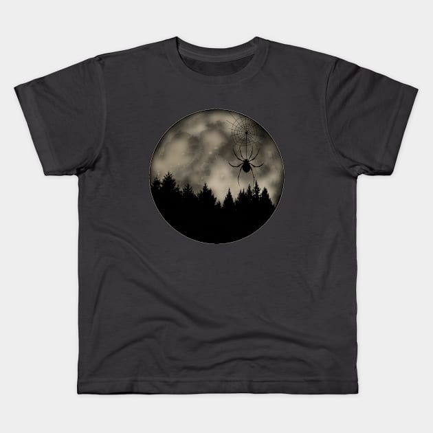 Moon Recluse Kids T-Shirt by GSELE